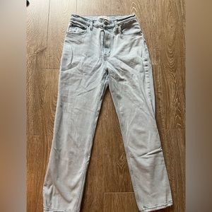 Abercrombie ultra high rise straight leg jeans